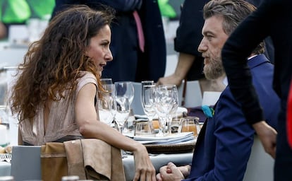 Telma Ortiz y Robert Gavin Bonnar, en el festival de Pedralbes, en Barcelona, el pasado junio.