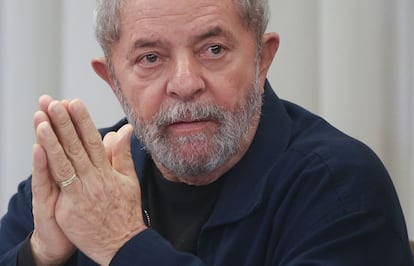 Lula em encontro do PT, em mar&ccedil;o de 2015.