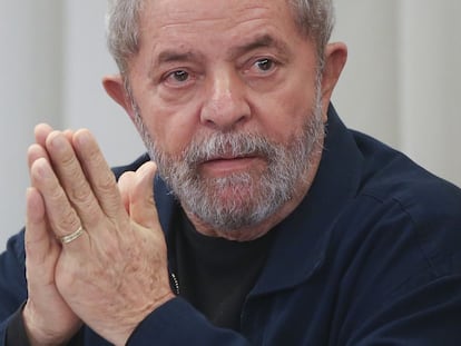 Lula em encontro do PT, em mar&ccedil;o de 2015.