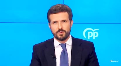 Intervención de Pablo Casado en la reunión del comité ejecutivo nacional del PP.