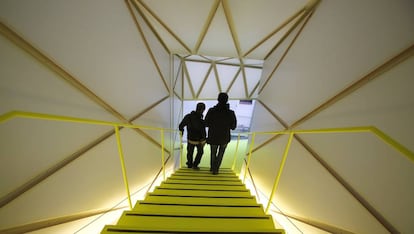 Interior del Media Lab Prado, en Madrid.