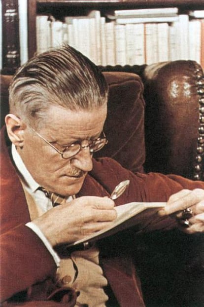 El escritor James Joyce, fotografiado en 1939 por Gisle Freund.