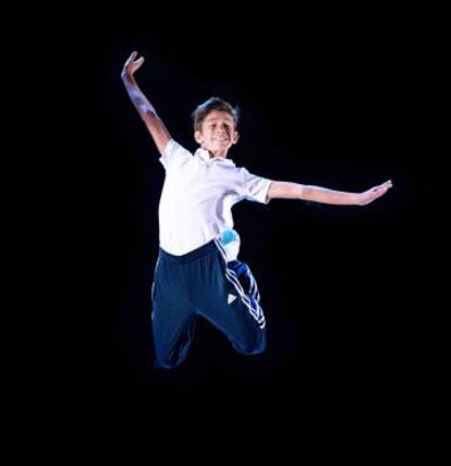 Pau Gimeno, uno de los seis j&oacute;venes actores que interpretan a Billy Elliot.