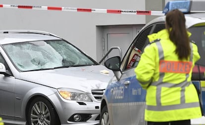 Coche utilizado por el agresor.