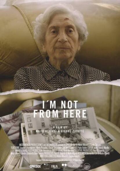 Cartel promocional de 'Yo no soy de aquí'.