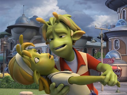 Un fotograma de <i>Planet 51.</i>