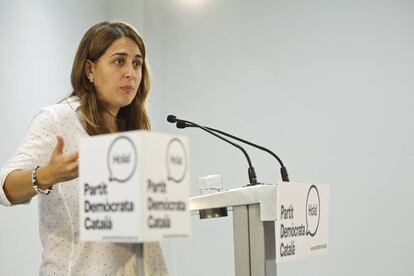 La coordinadora general del Partit Demòcrata Català, Marta Pascal.