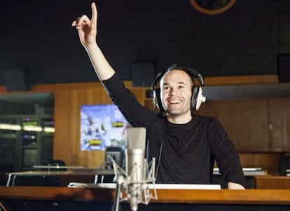 Andrés Iniesta presta su voz en la película de animación '¡Piratas!'.