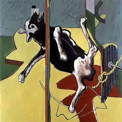 'Perro herido' (1973), de Juan Barjola.