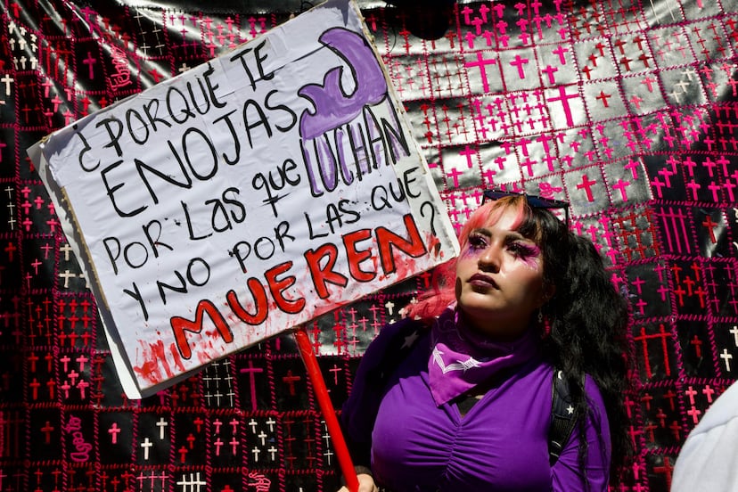 8M: La marcha por el Día internacional de la Mujer en Ciudad de México ...