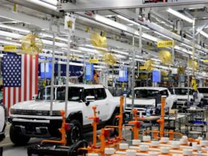 Fábrica de eléctricos de General Motors en Detroit, Michigan (EE UU).