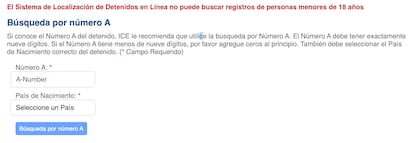 Sistema de localización de detenidos en línea