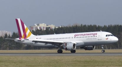 Un avión de Germanwings en una imagen de archivo.