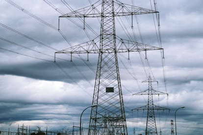 High voltage towers