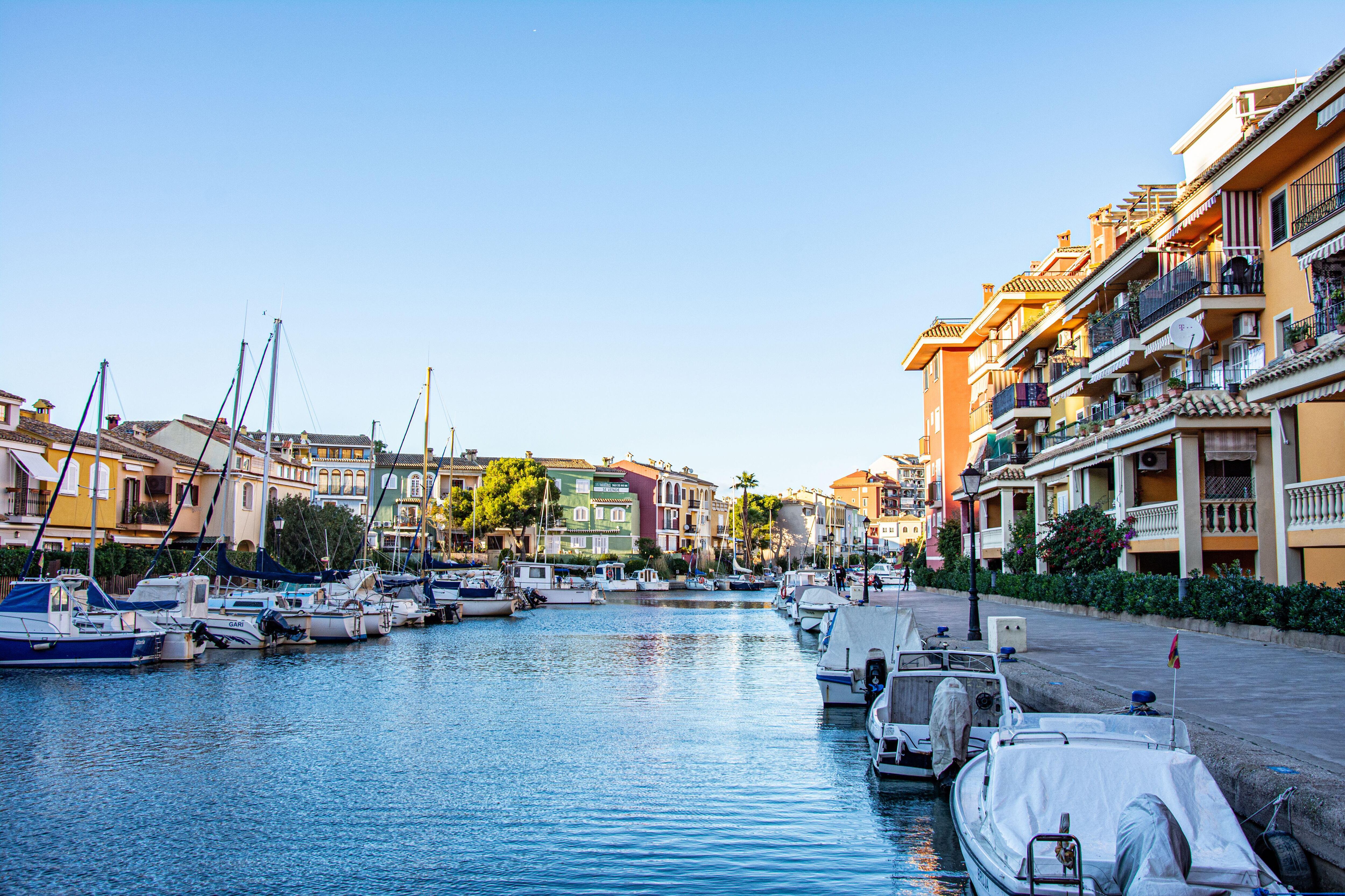 La urbanización a la veneciana de Port Saplaya, en Alboraia, provincia de Valencia.