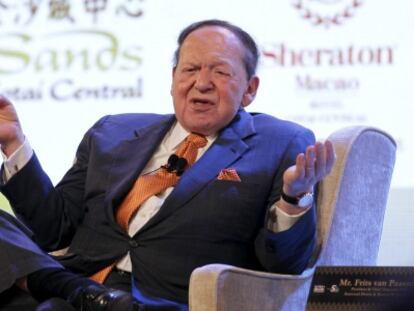 El magnate Sheldon G. Adelson.