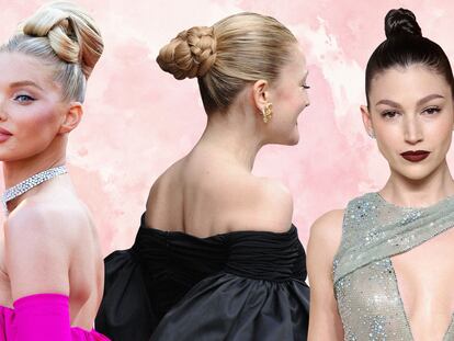 Para diario y para fiesta: el moño se impone como el peinado de moda