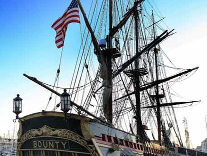 La 'Bounty' en el Moll de la Fusta