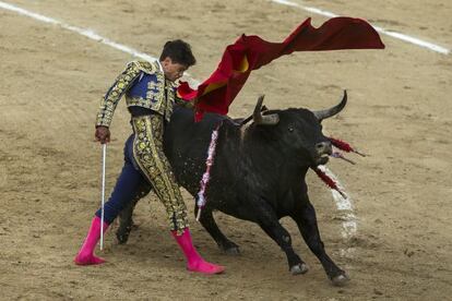 Alberto Escudero, ayer en Las Ventas.