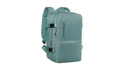 Mochila para cabina sobre fondo blanco.