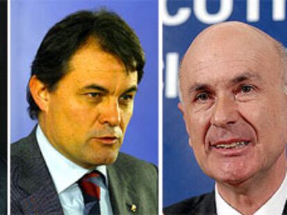 De izquierda a derecha, Jordi Pujol, Artur Mas y Josep Antoni Duran Lleida.