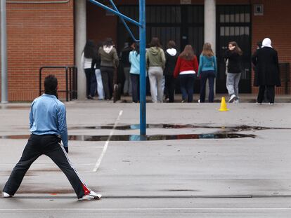 Alumnos del Instituto Público Mirasierra, en Madrid.