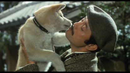 Un momento de 'Hachiko Monogatari' (1987).