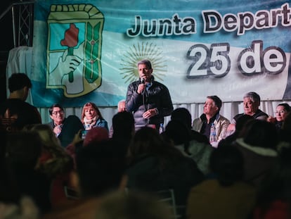 Sergio Uñac, gobernadador de la provincia de San Juan, Argentina, en junio de 2023.