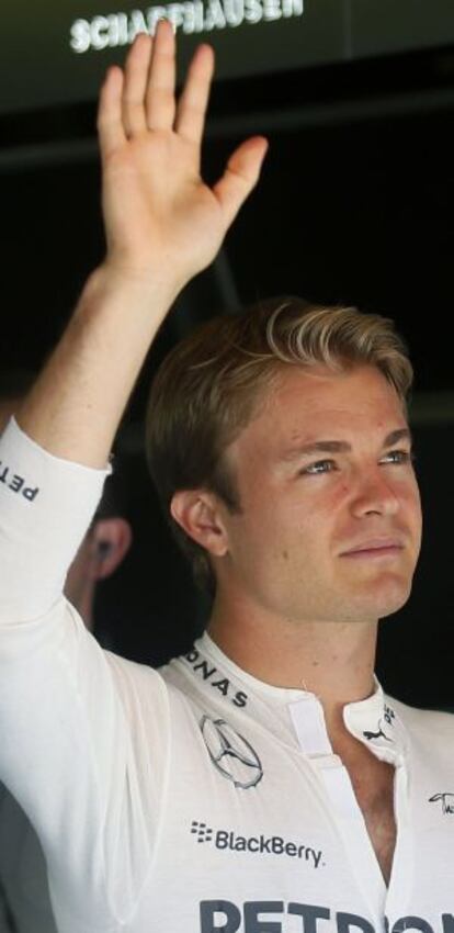 Nico Rosberg durante el GP de España.