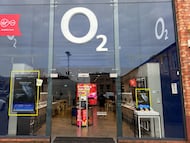 Una tienda de VMO2 en Reino Unido.