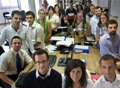 El equipo de  King e-Client.