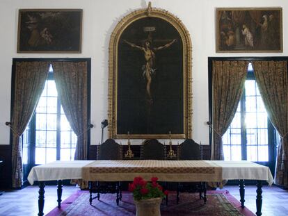 Una pintura de Roelas en la Casa Ducal de Medina Sidonia.