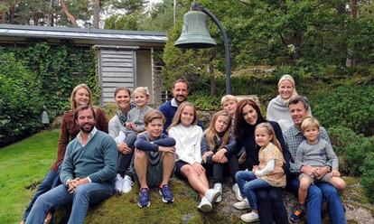 Foto de familia de la reunión de los príncipes herederos.