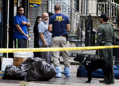 Investigadores del FBI en Nueva Jersey. 