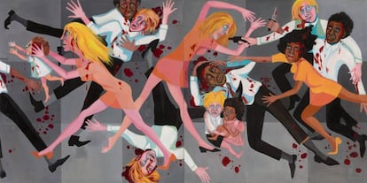 A obra 'Die' (1967), de Faith Ringgold.