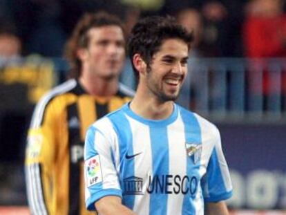 Isco, en el encuentro ante el Zaragoza