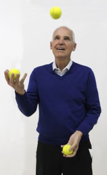 Gallwey nunca ha dejado de practicar el tenis.