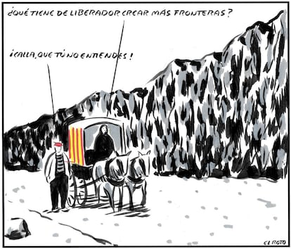 - What does creating more borders have to do with freedom? – Shut up! You don’t understand!