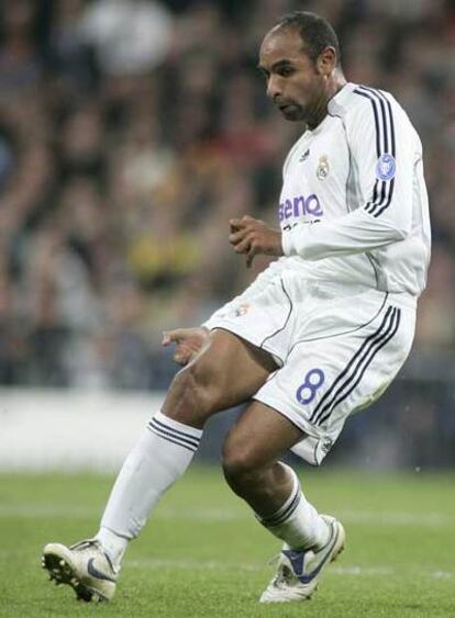 Emerson, durante un partido en el Bernabéu.