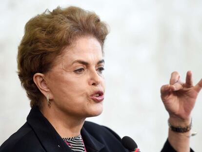 Dilma Rousseff, em coletiva de imprensa nesta sexta.