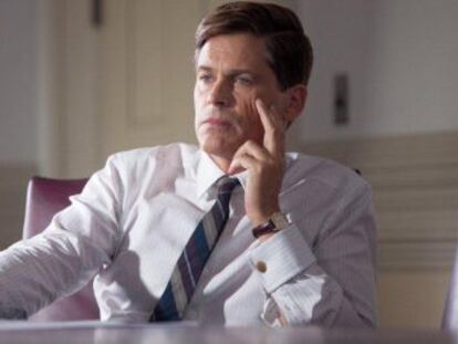 Rob Lowe como JFK en la pel&iacute;cula &#039;Matar a Kennedy&#039;.