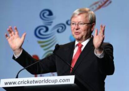 El primer ministro australiano, Kevin Rudd. EFE/Archivo