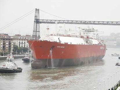 El buque de transporte de gas 'Sestao Knutsen'