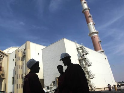 Reator da usina nuclear iraniana de Busher, a 1.200 quilômetros de Teerã.