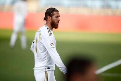 Sergio Ramos, el pasado domingo contra el Eibar.