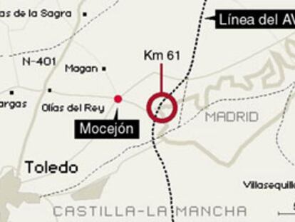 El hallazgo de una bomba bajo la vía del AVE en Toledo paraliza el servicio entre Madrid y Sevilla