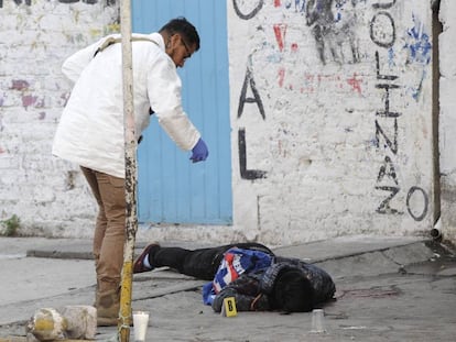 Un hombre asesinado en Ciudad de México.