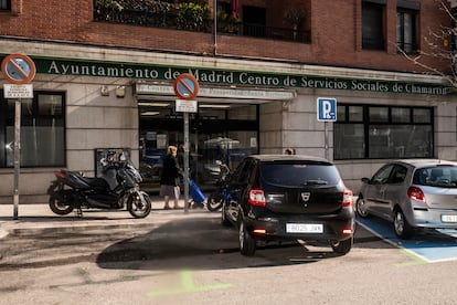 
Fachada del centro de Servicios Sociales de Chamartín.