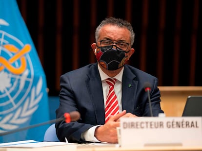 El director general de la Organización Mundial de la Salud (OMS), Tedros Adhanom Ghebreyesus.