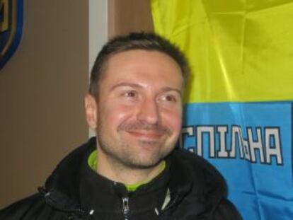 Oleksandr Daniliuk, líder opositor ucranio.